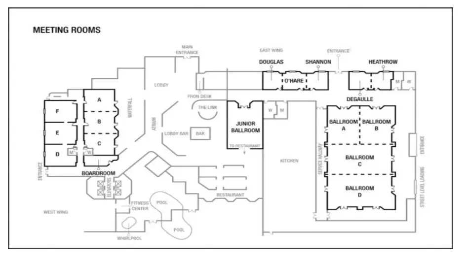 Sheraton floor plan